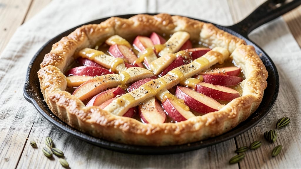 Scandinavian Apple Pie Recipe: Cardamom-Spiced Crust and Golden Topping Magic