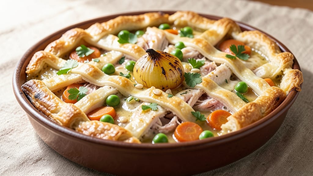 13x9 Chicken Pot Pie Recipe: Foil-Sealed Crust That Stays Golden All Night