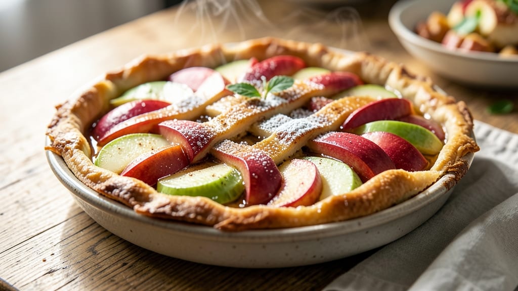 Apple of Her Eye Pie Recipe: Caramelized Apple Lattice Crust That Stays Golden