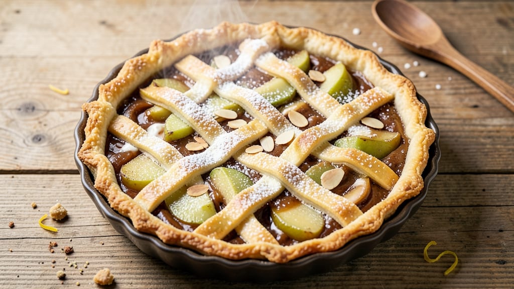 Ambrosia Apple Pie Recipe: Vanilla Bean Swirls and Spiced Fruit Layers