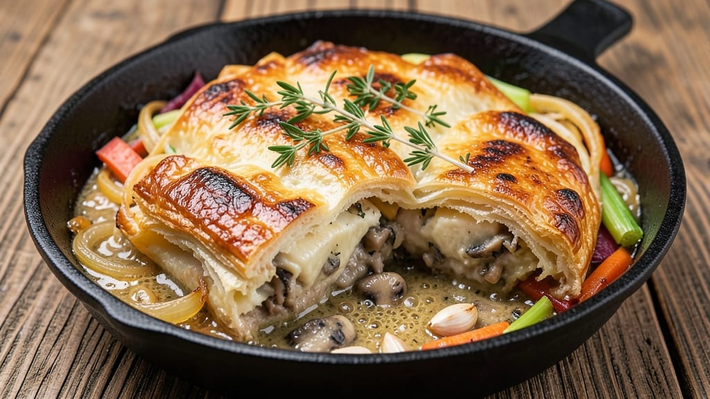 Scallop Pot Pie Recipe: Foil-Sealed Crispy Crust Over Luxe Gravy
