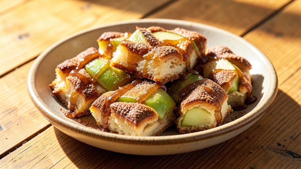 Snickerdoodle Apple Pie Bites Recipe: Mini Desserts With Spiced Cinnamon-Sugar Crunch