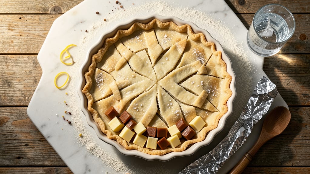 8-Inch Pie Crust Recipe: Foil-Trick for Perfectly Golden Edges Every Time