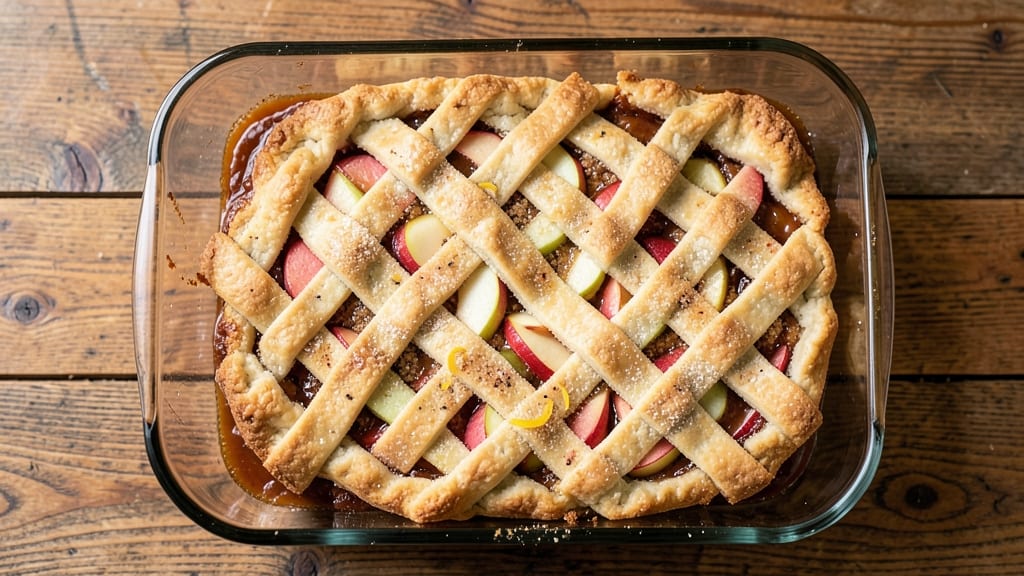 13x9 Apple Pie Recipe: Double-Crust Wonder With Vanilla Bean Swirl
