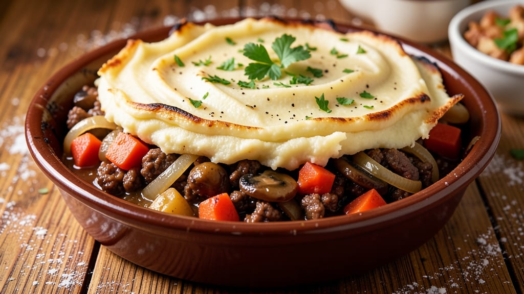 American Shepherd's Pie Recipe: Slow-Cooked Beef and Velvety Potato Topping