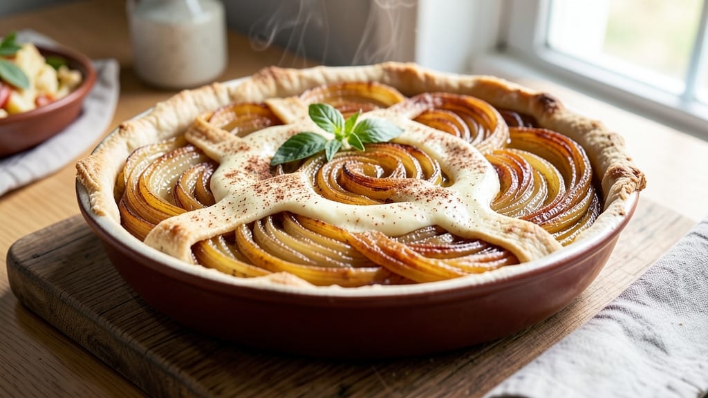 Alsatian Onion Pie Recipe: Caramelized Layers of Sweet and Savory