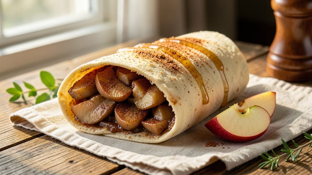 Apple Pie Burrito Recipe: Warm Cinnamon-Spiced Roll-Up in 10 Minutes