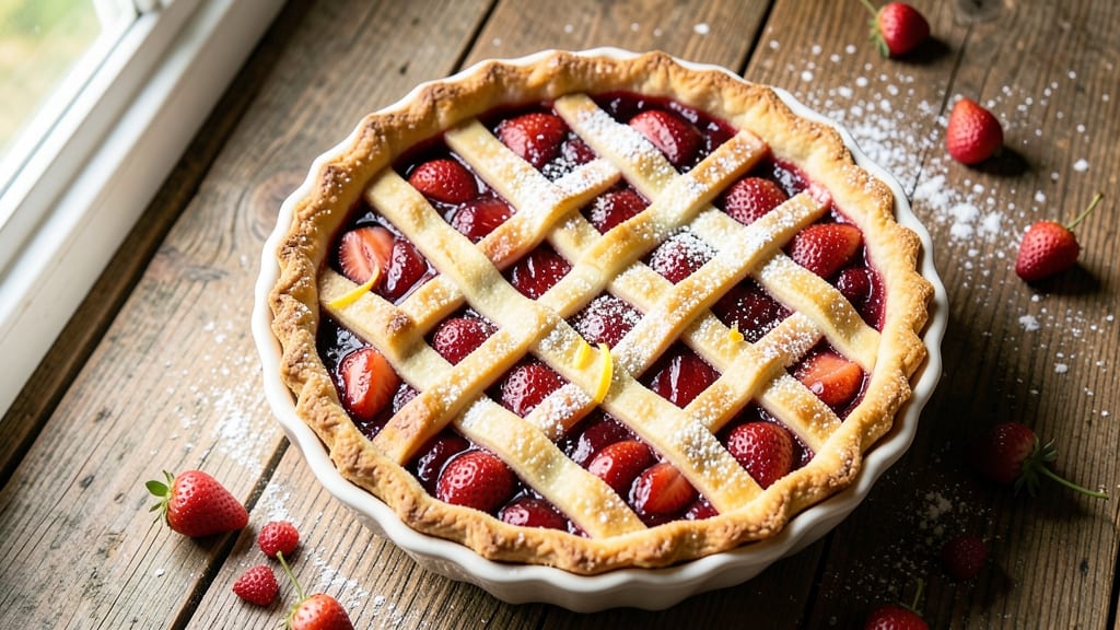 Amish Strawberry Pie Recipe: Homestyle Crust and Bursting Juicy Filling