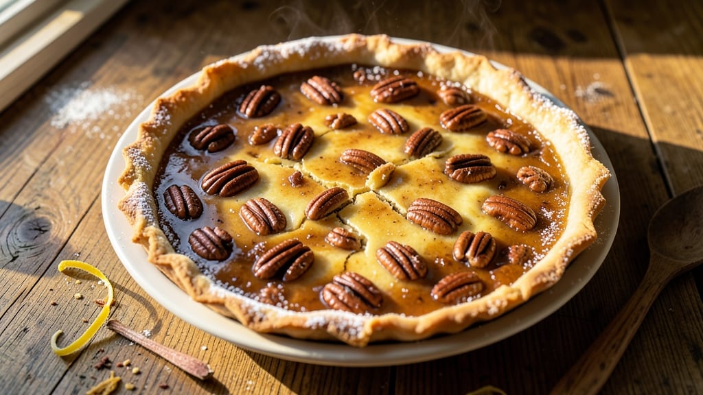 1910-Style Pecan Pie Recipe: Buttery Crust and Caramelized Nut Bliss