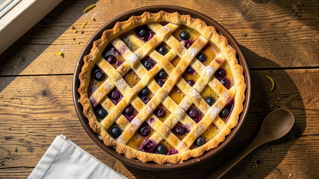 Alaska Blueberry Pie Recipe: Arctic Sweetness With Buttery Crust Lattice