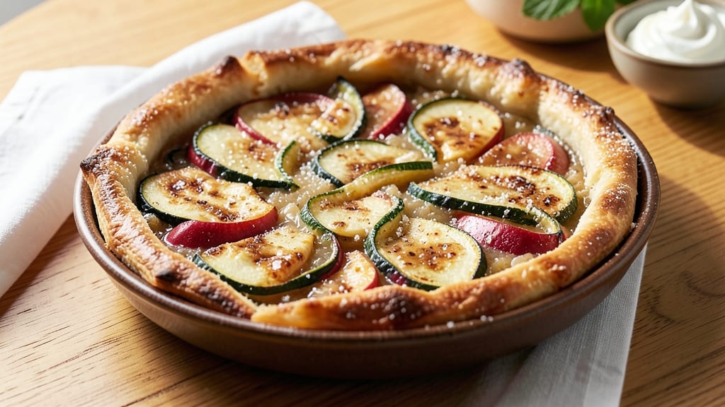 Recipe for Apple Pie Made with Zucchini: Moist Crust-Like Texture Without Zucchini Taste