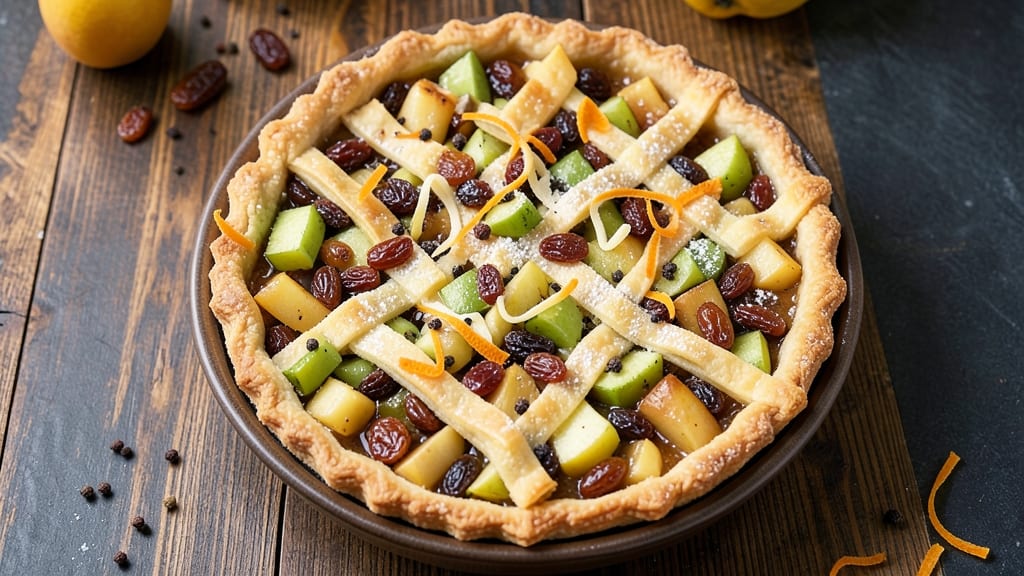 All-Fruit Mincemeat Pie Recipe: Spiced Apple-Pear Filling With Buttery Crust