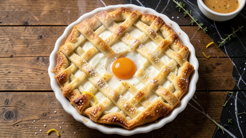 Ricotta Pie Recipe Lidia: Zesty Lemon-Curd Crust With Gooey Ricotta Center