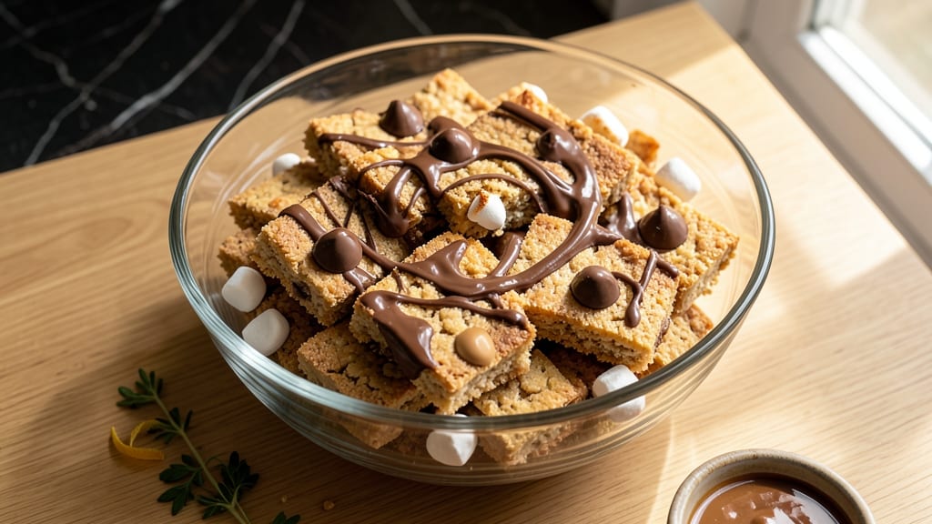 Reese's Chocolate Peanut Butter Rice Krispie Treats Recipe: Foil-Sealed Vanilla Crunch Without the Mess