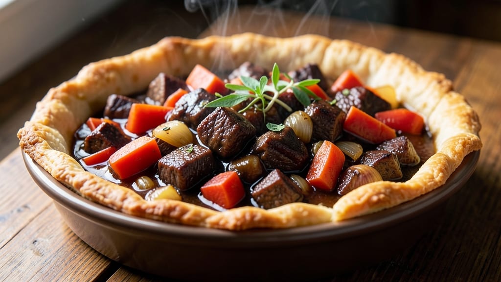 Steak and Ale Pie Recipe in Slow Cooker: Rich Gravy and Tender Meat Masterpiece