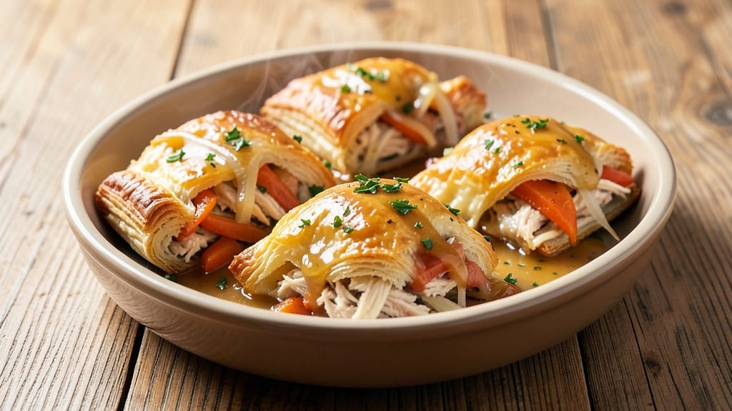 Pot Pie Bites Recipe: Handheld Comfort With Flaky Crust and Savory Gravy