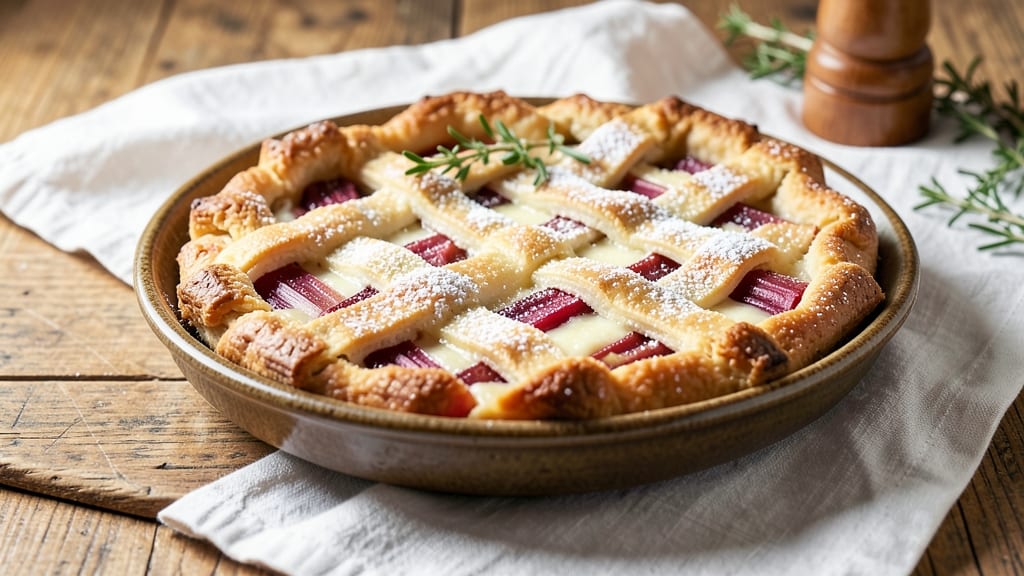Rhubarb Custard Pie Recipe Joy Of Cooking: Tart-Sweet Balance With Foil-Sealed Crust