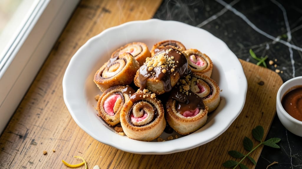 Rice Krispie S'mores Pinwheels Recipe: Crunchy Clusters and Gooey Marshmallow Swirls