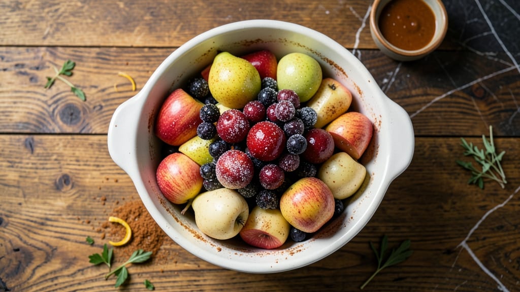 Amish Pie Fillings Recipe: Spiced Fruit and Foil-Sealed Crust Harmony