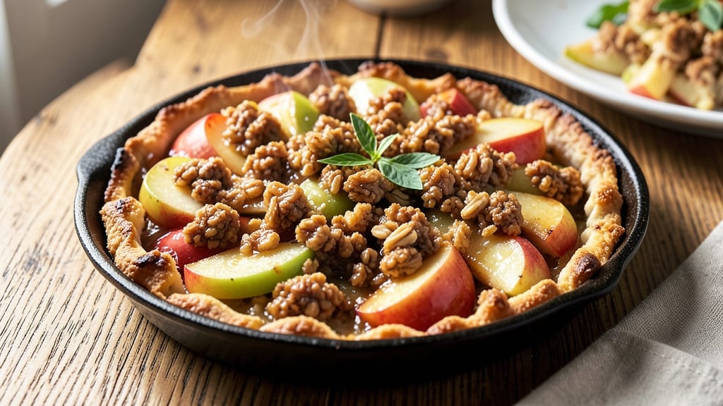 Southern Apple Crumble Pie Recipe: Warm Spice and Buttery Streusel Magic