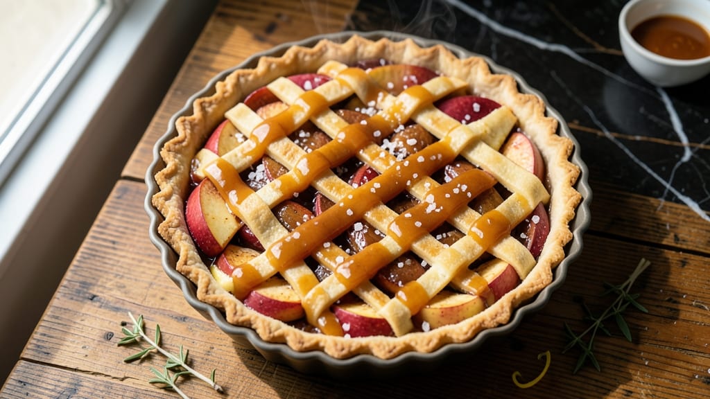 Apple Butterscotch Pie Recipe: Caramelized Spice and Crispy Lattice Magic