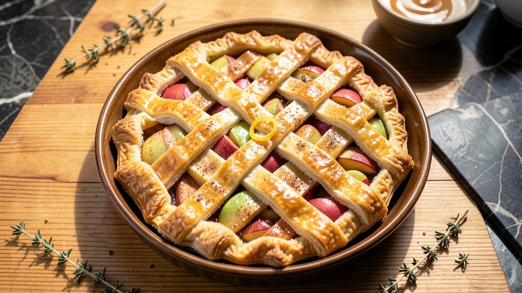 Apple Pie Recipe Made With Puff Pastry: Golden Crust, No-Roll Hassle