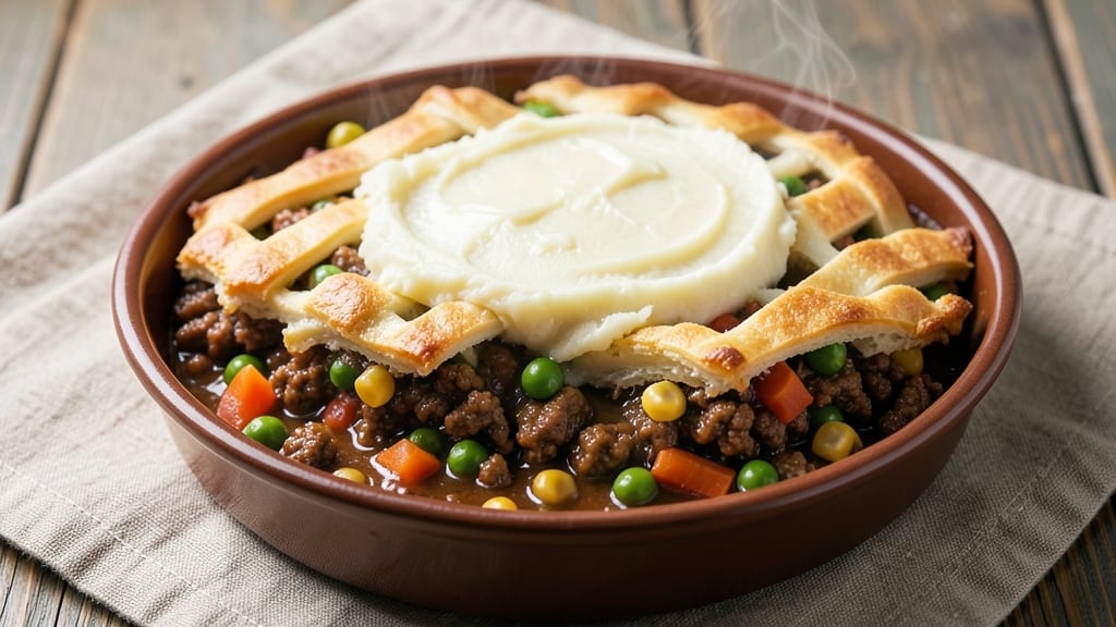 4-Ingredient Shepherd's Pie Recipe: Mashed Potato Crust That Never Gets Soggy