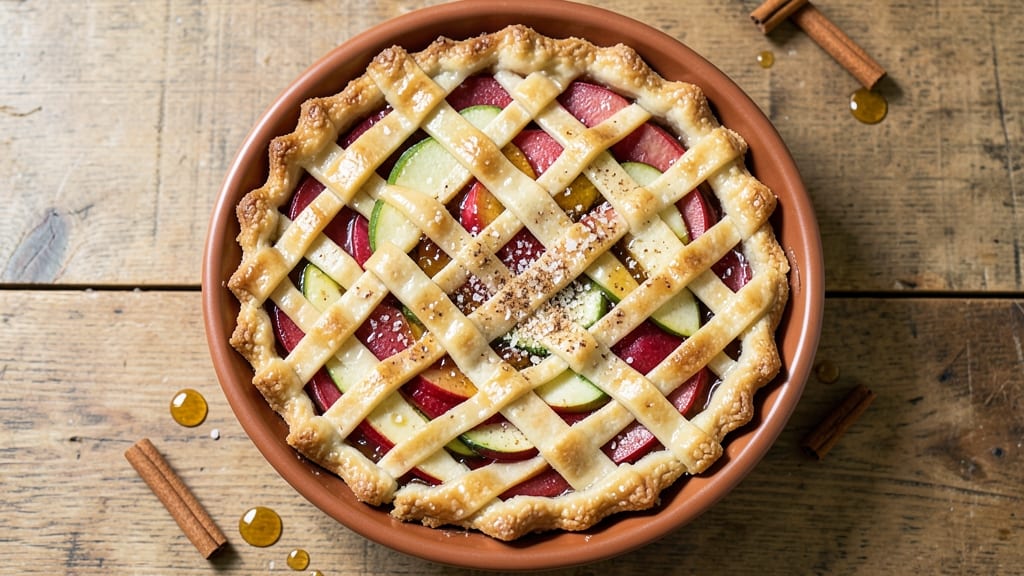 Red Apple Pie Recipe From Scratch: Crispy Lattice Top and Spiced Filling Balance