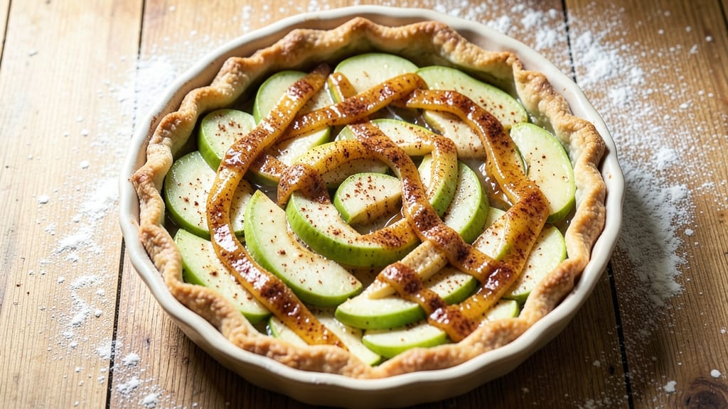 Short Apple Pie Recipe: Crispy Lattice Topping in 35 Minutes