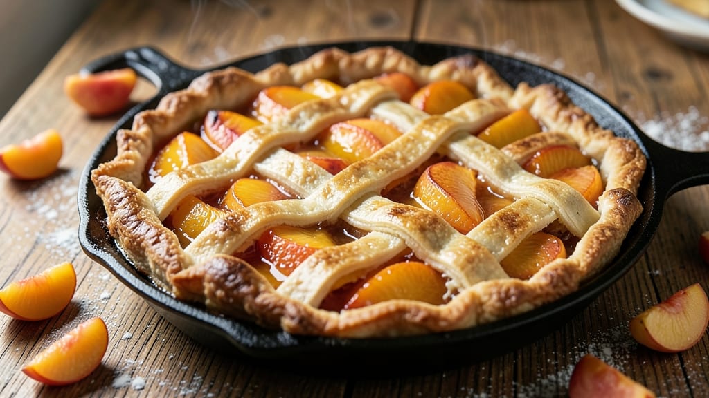 Soul Food Peach Pie Recipe: Deep-Dish Comfort With Buttery Lattice Crust