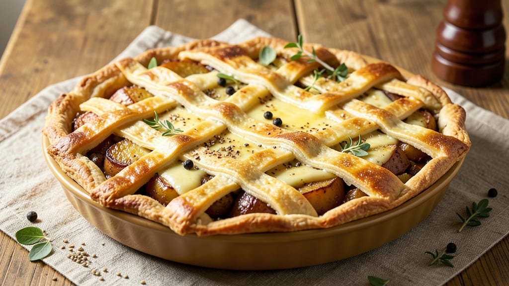Aloo Pie Recipe Cooking With Natasha: Spiced Potato Filling and Buttery Crust Fusion