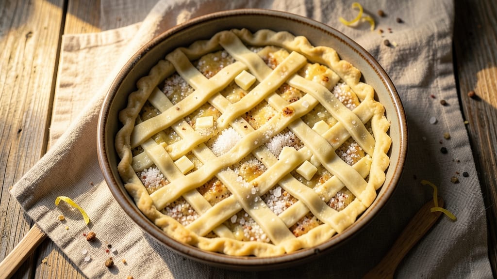 Savory Pot Pie Crust Recipe: Golden Lattice That Locks in Flavor