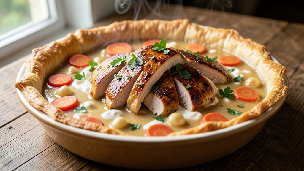 5 Star Turkey Pot Pie Recipe: Herb-Infused Gravy and Flaky Lattice Top