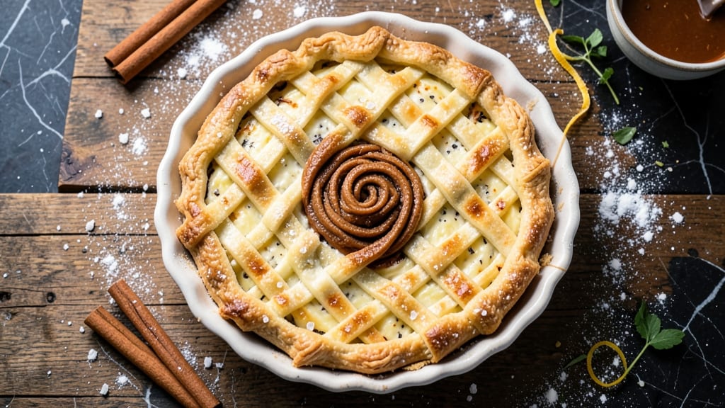 Abuelos Margarita Pie Recipe: Boozy Vanilla Bean Swirl With Crispy Lattice Top