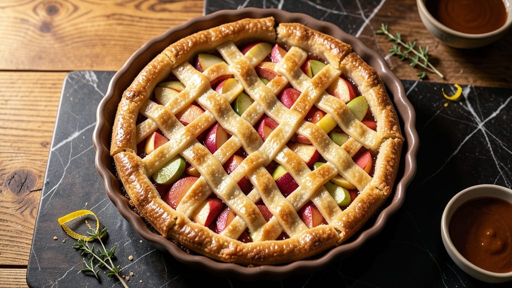 All Natural Apple Pie Recipe: Rustic Crust With Foil-Sealed Golden Edges