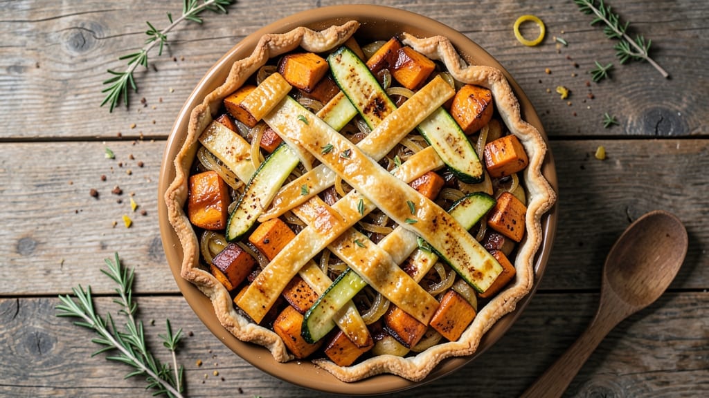 Roast Vegetable Pies Recipe: Savory Crust Filled With Caramelized Goodness