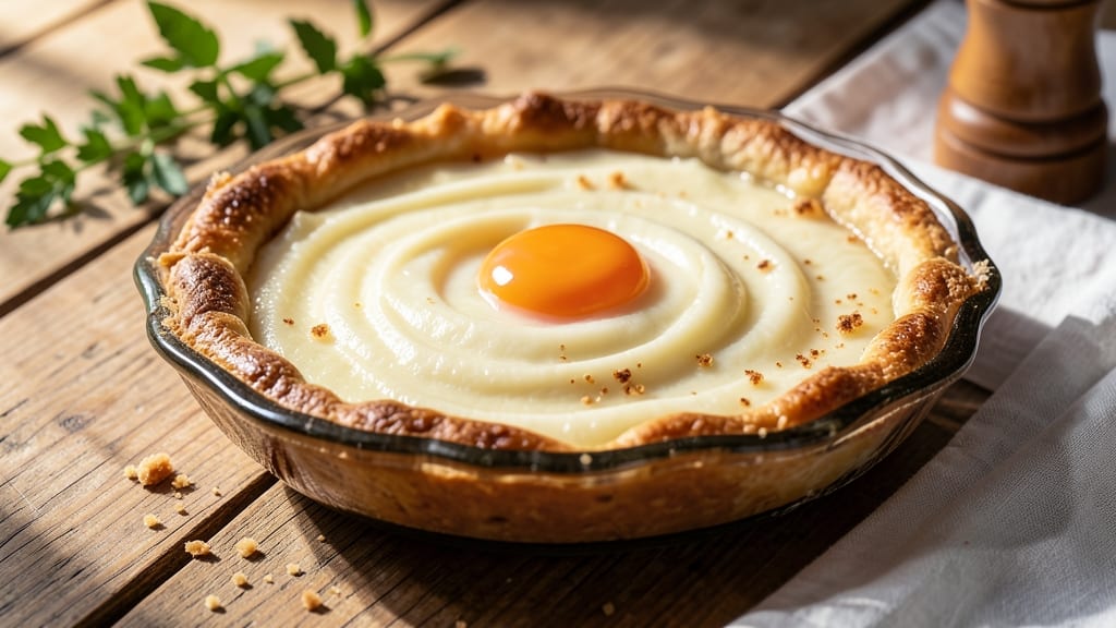 S&S Cafeteria Egg Custard Pie Recipe: Golden Crust, Silky Vanilla Bliss