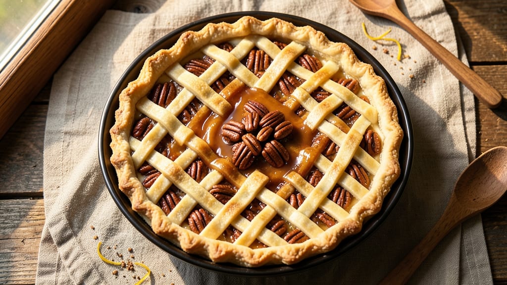 8-Inch Pecan Pie Recipe: Crunchy Clusters and Caramelized Sweetness