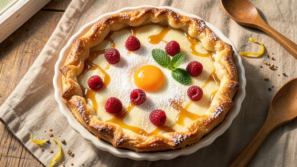 Special Egg Pie Recipe: Fluffy Custard Center With Buttery Pastry Crust