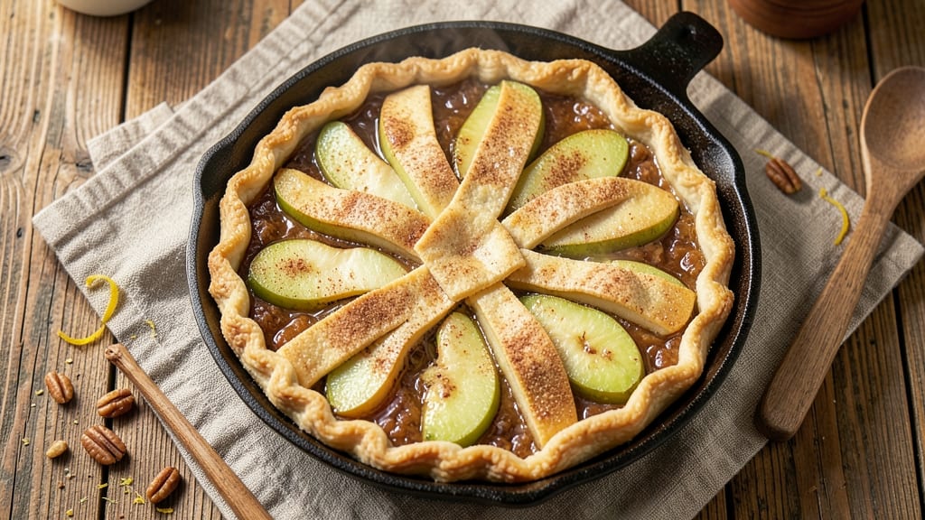 Ree Drummond's Flat Apple Pie Recipe: Crispy Lattice Crust with Spiced Filling