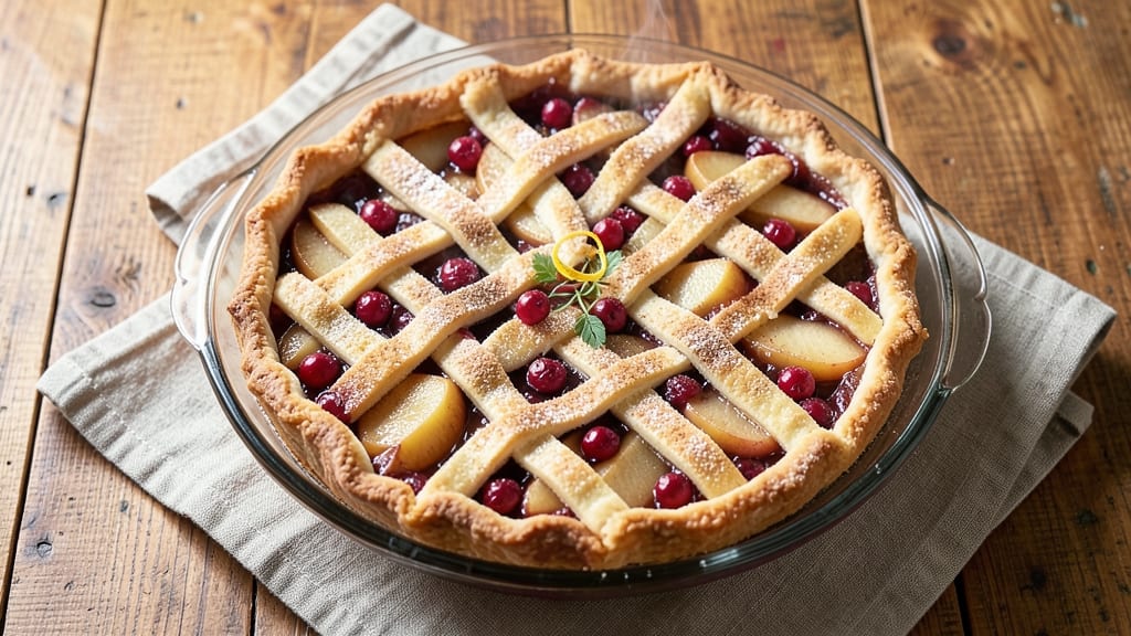 Apple Pear Cranberry Pie Recipe: Triple-Fruit Crunch With Foil-Sealed Crust Brilliance