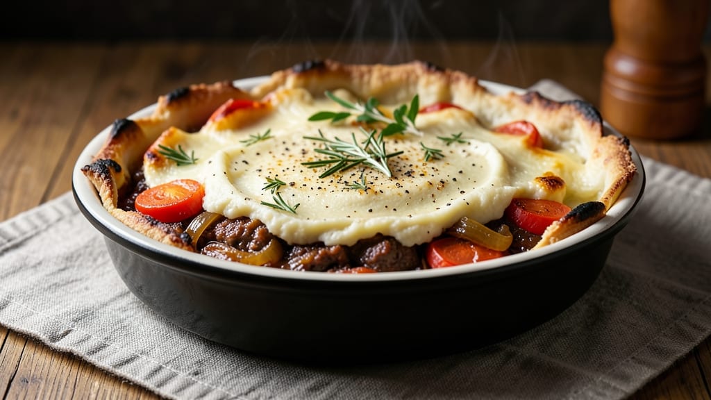 5 Star Shepherd's Pie Recipe: Flaky Potato Topping and Hearty Gravy Masterpiece