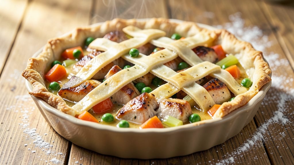 Pub Style Chicken Pot Pie Recipe: Golden Crust, Flaky Layers That Stay Perfectly Crisp