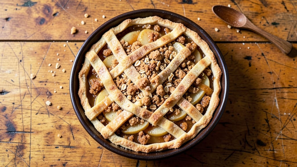 Amish Apple Crumb Pie Recipe: Rustic Topping That Crunches Over Warm Spice