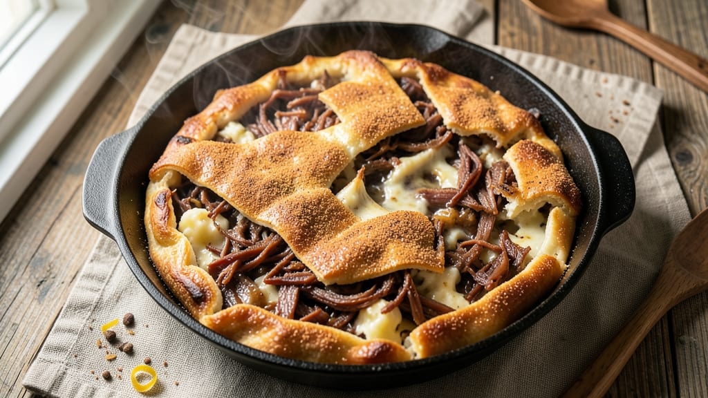 5 Star Tamale Pie Recipe: Foil-Sealed Vanilla Crunch Over Spiced Filling