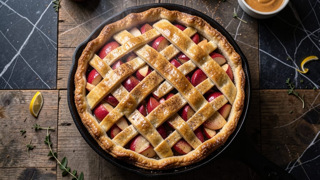 Pioneer Apple Pie Recipe: Homestead-Style Crust With Spiced Apple Filling
