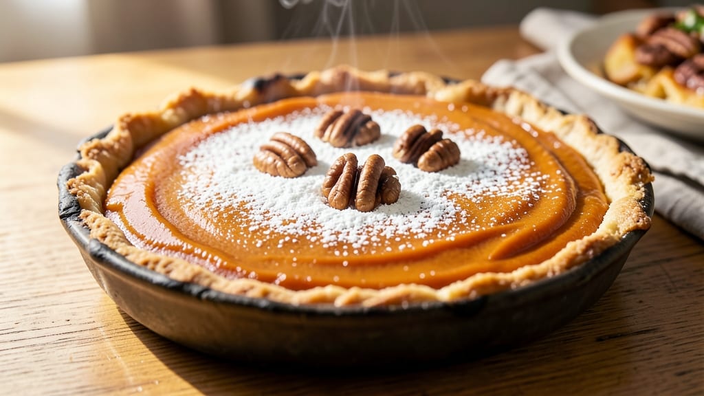 South Carolina Sweet Potato Pie Recipe: Spiced Filling With Foil-Sealed Crust