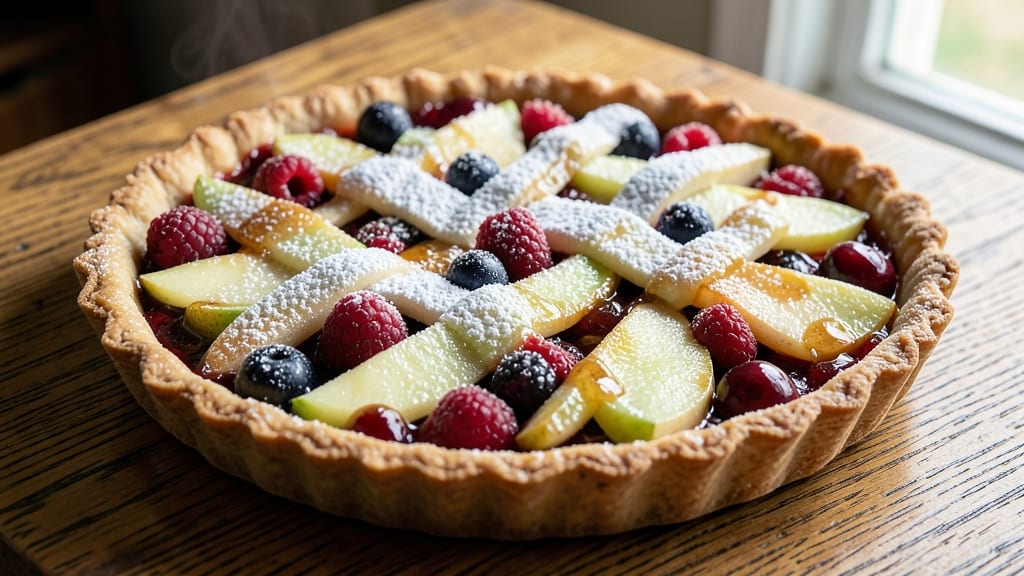Apple and Mixed Berry Pie Recipe: Autumn Spice Harmony in One Crispy Bite