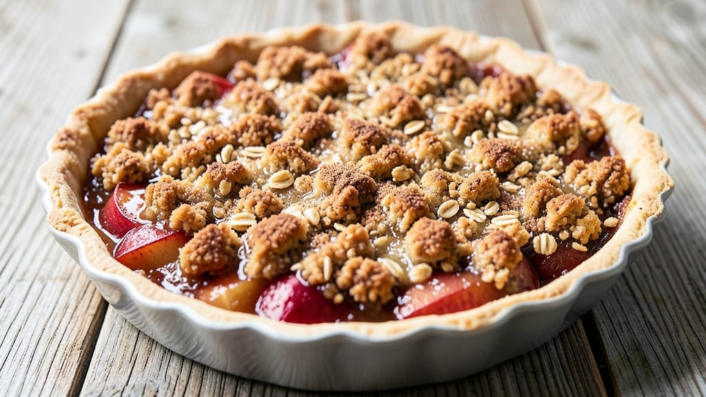 Apple Crumb Pie Recipe With Canned Filling: Spiced Apple Filling Meets Buttery Crunch Topping