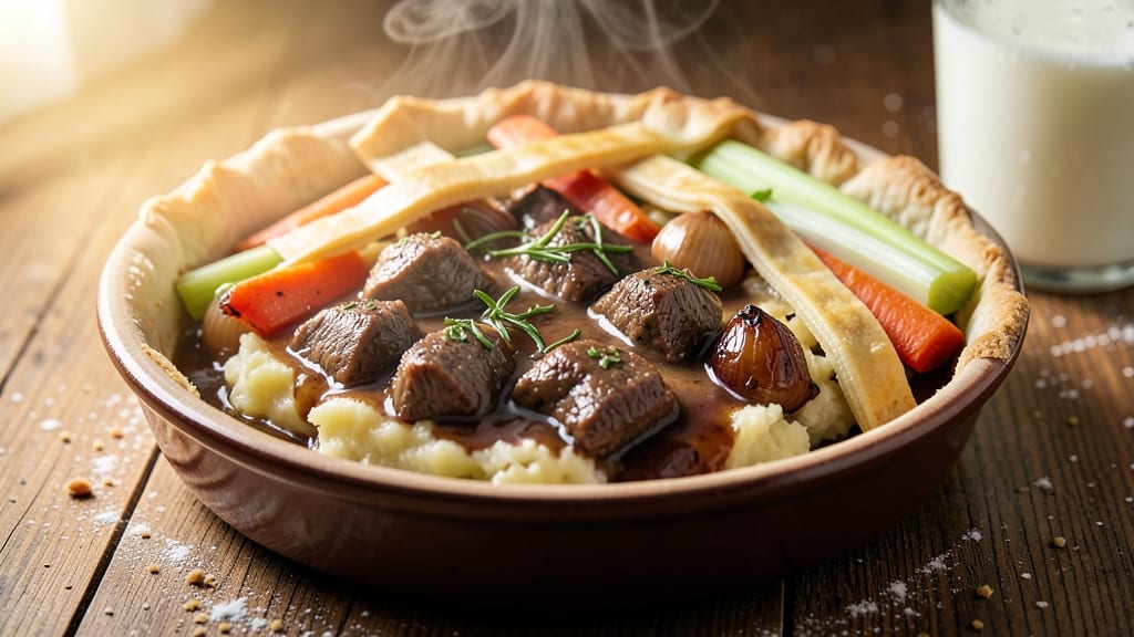 Slow Cooker Beef Pot Pie Recipe: Deep-Savory Gravy Braised to Perfection